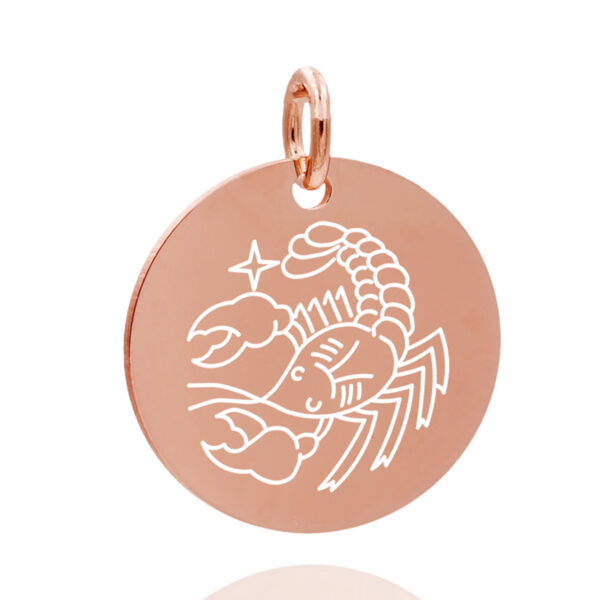 Rund 18 mm rose Krebs 01