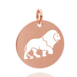 Rund 18 mm rose Löwe 02