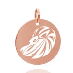 Rund 18 mm rose Löwe 03