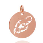 Rund 18 mm rose Skorpion 04