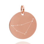 Rund 18 mm rose Steinbock 05