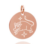 Rund 18 mm rose Stier 01