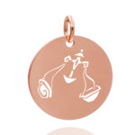 Rund 18 mm rose Waage 04