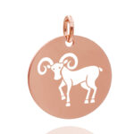 Rund 18 mm rose Widder 02