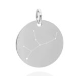 Rund 18 mm silber Jungfrau 05